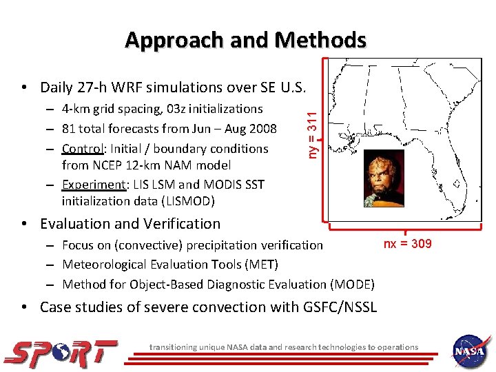 Approach and Methods – 4 -km grid spacing, 03 z initializations – 81 total