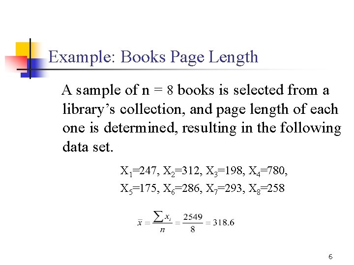 Stats Page Book Example Review of Basic Statistical Concepts 1 Review of