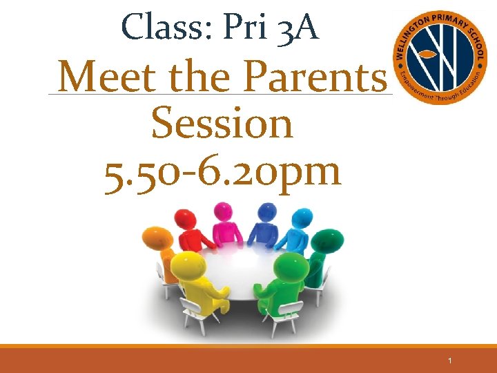 Class: Pri 3 A Meet the Parents Session 5. 50 -6. 20 pm 1