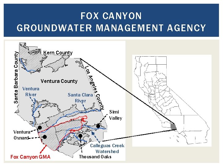 Kern County Los Ventura County eles Santa Clara River n Cou Ventura River Ang