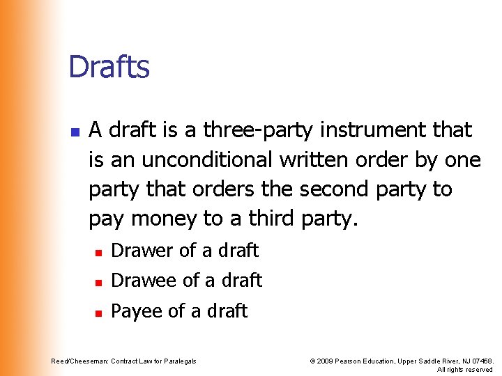 Particular Draft Special Forms of Contracts n Chapter 15 Contract