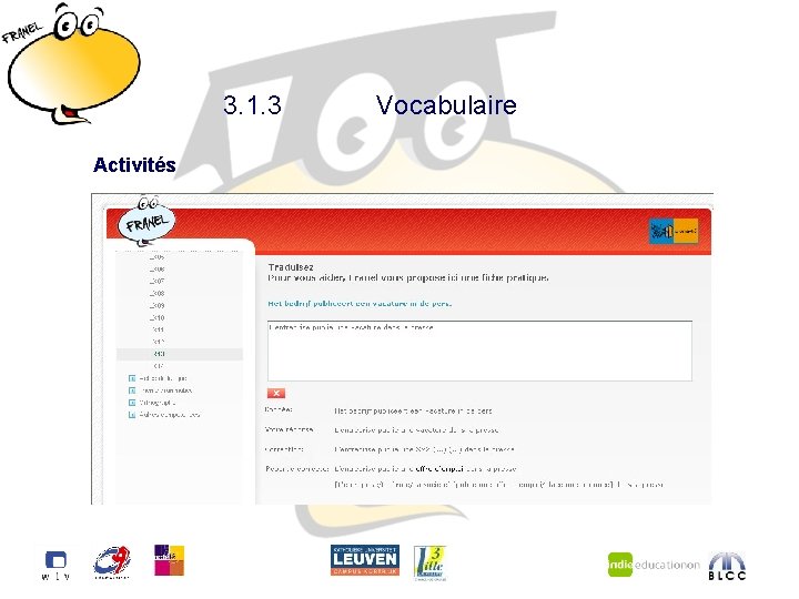 3. 1. 3 Activités Vocabulaire 