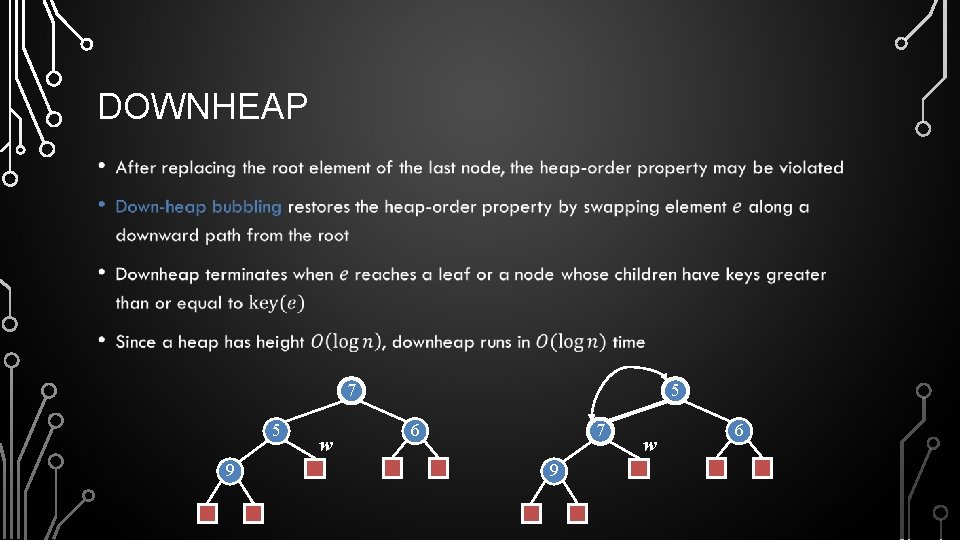 DOWNHEAP • 5 7 5 9 w 7 6 9 w 6 