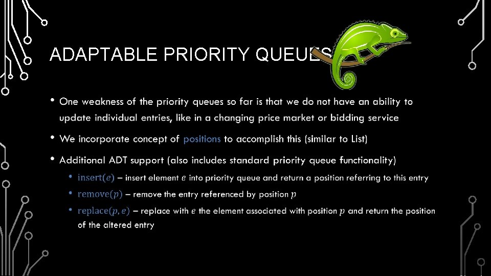 ADAPTABLE PRIORITY QUEUES • 