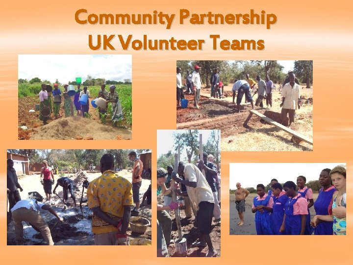 Community Partnership UK Volunteer Teams 