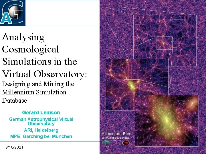 Analysing Cosmological Simulations in the Virtual Observatory: Designing and Mining the Millennium Simulation Database