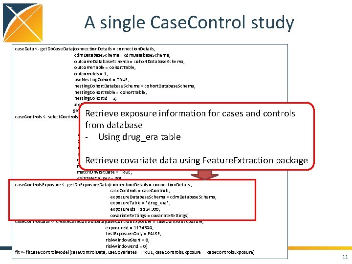 A single Case. Control study case. Data <- get. Db. Case. Data(connection. Details =