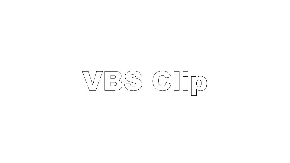 VBS Clip 