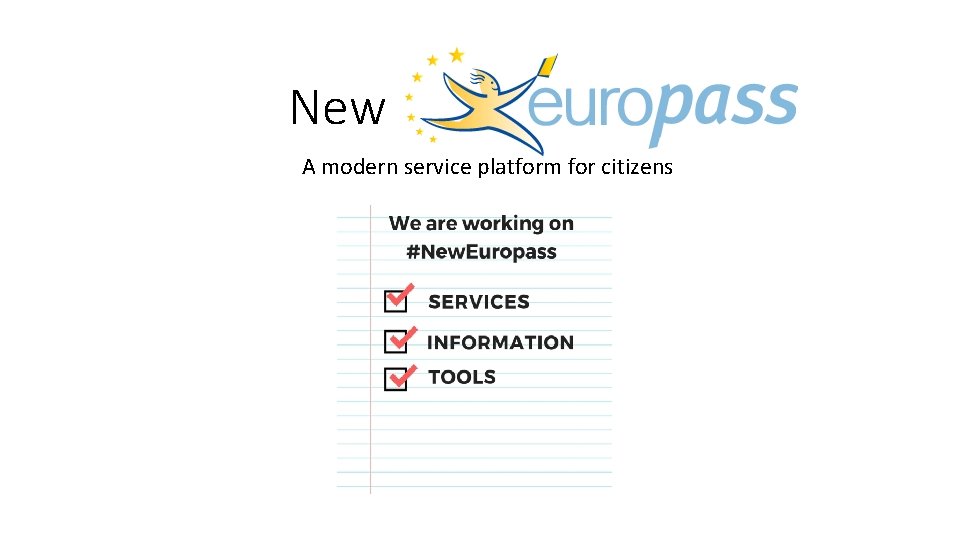 New A modern service platform for citizens 