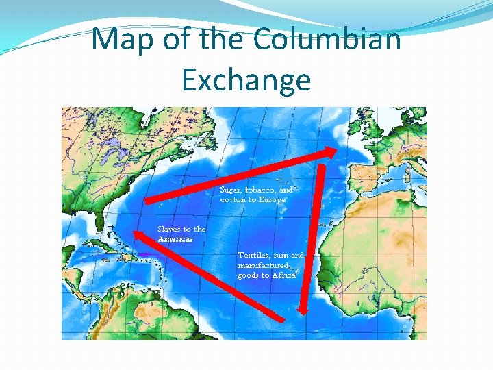 Map of the Columbian Exchange 