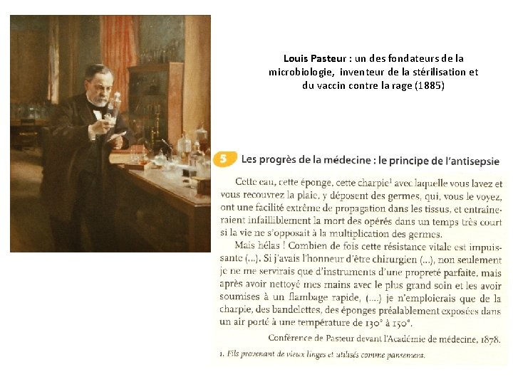 Louis Pasteur : un des fondateurs de la microbiologie, inventeur de la stérilisation et