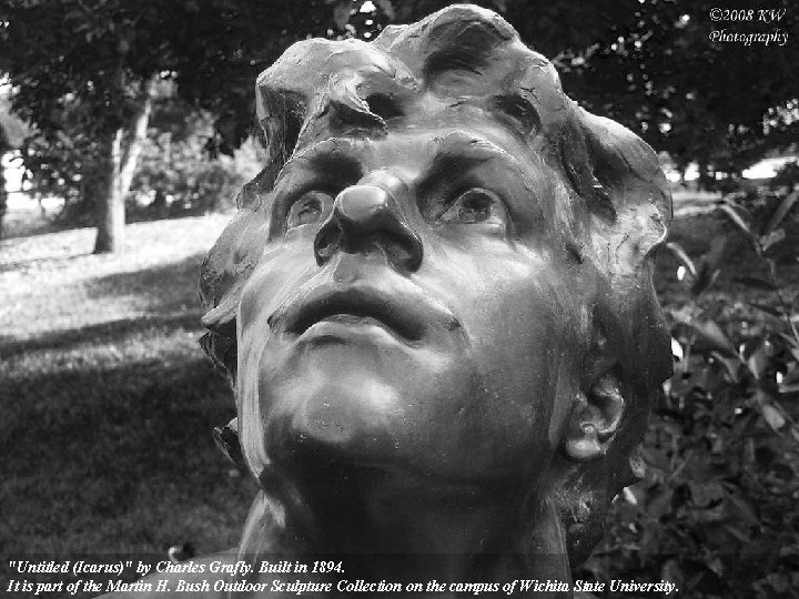 "Untitled (Icarus)" by Charles Grafly. Built in 1894. It is part of the Martin "Untitled (Icarus)" by Charles Grafly. Built in 1894. It is part of the Martin