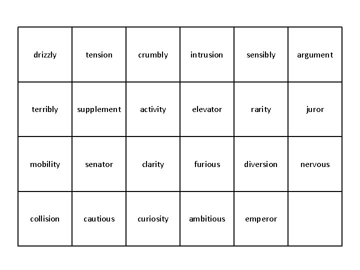 drizzly tension crumbly intrusion sensibly argument terribly supplement activity elevator rarity juror mobility senator