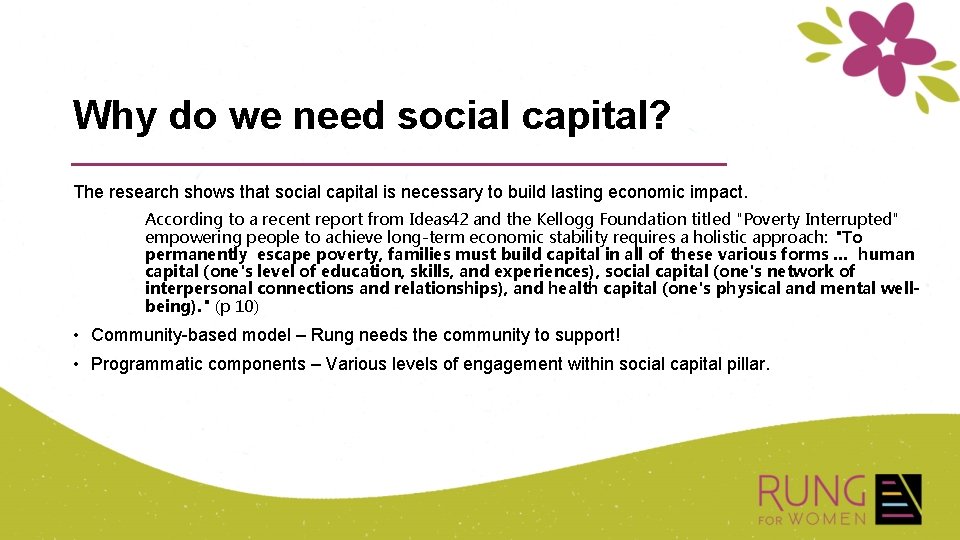Why do we need social capital? The research shows that social capital is necessary