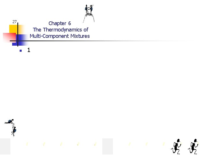 27 Chapter 6 Thermodynamics of Multi-Component Mixtures n 1 