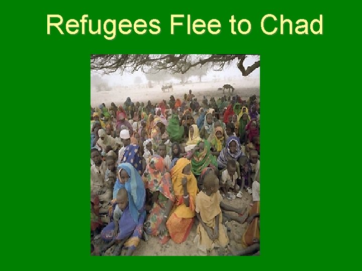 Refugees Flee to Chad 