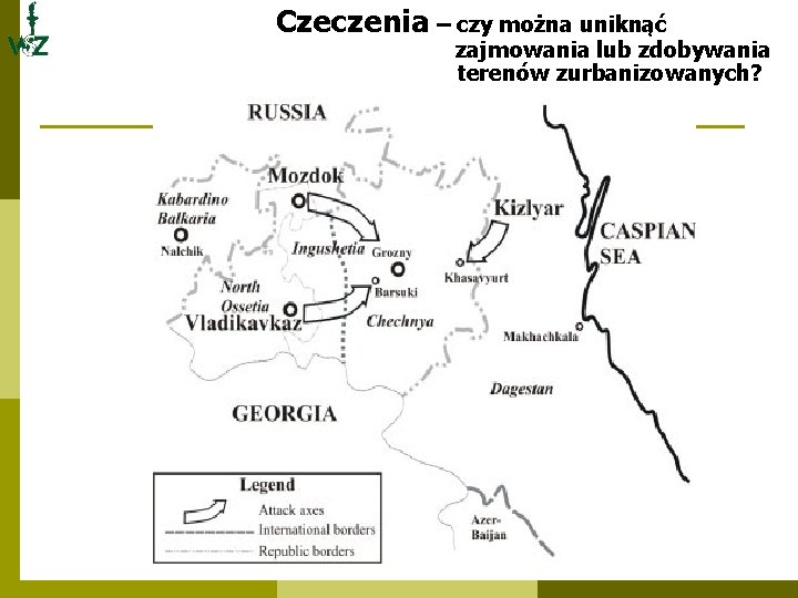 Czeczenia – czy można uniknąć zajmowania lub zdobywania terenów zurbanizowanych? 