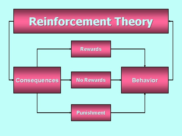 Reinforcement Theory Rewards Consequences No Rewards Punishment Behavior 
