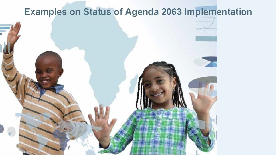 Examples on Status of Agenda 2063 Implementation 