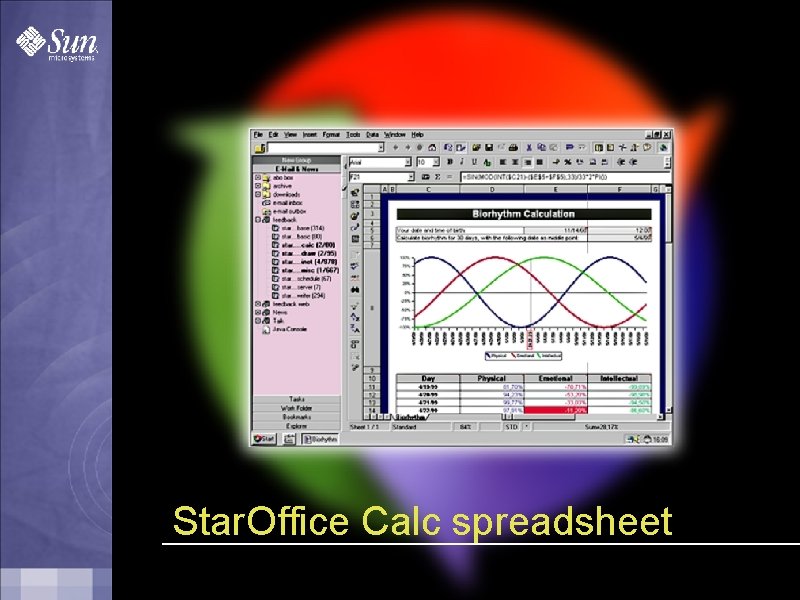 Star. Office Calc spreadsheet " 