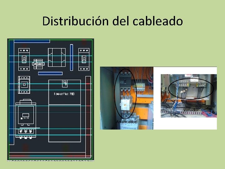 Distribución del cableado 