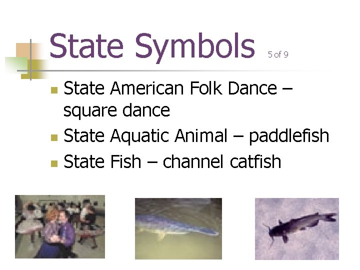 State Symbols 5 of 9 State American Folk Dance – square dance n State