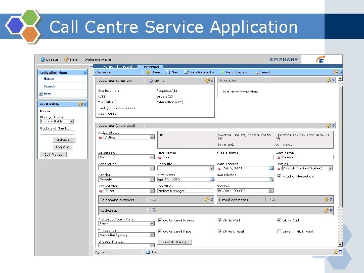 Call Centre Service Application 