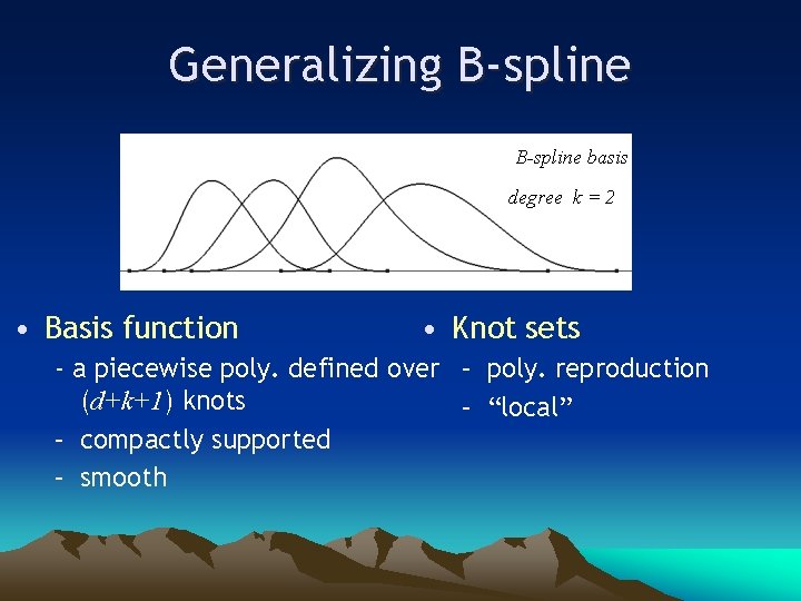 Bivariate Bspline Outline Multivariate Bspline Neamtu 04 Computation