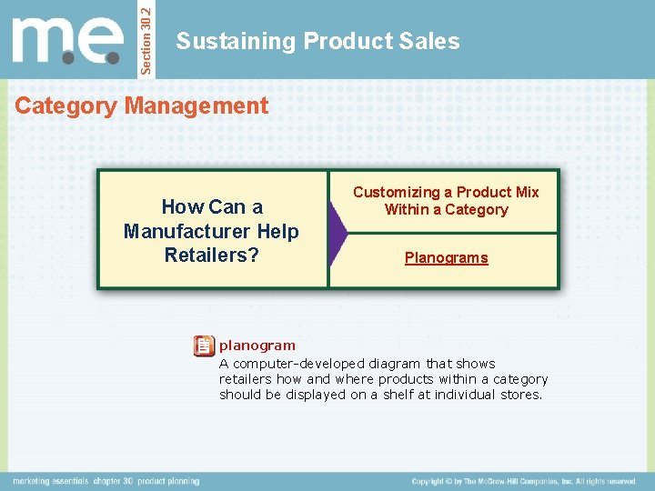 Section 30. 2 Sustaining Product Sales Category Management How Can a Manufacturer Help Retailers?