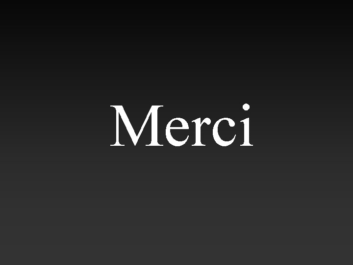 Merci 