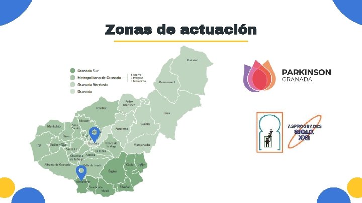 Zonas de actuación 