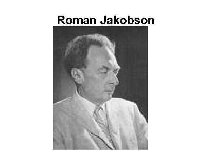 Roman Jakobson 