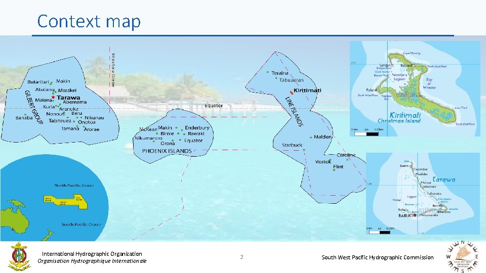 Context map International Hydrographic Organization Organisation Hydrographique Internationale 2 South West Pacific Hydrographic Commission