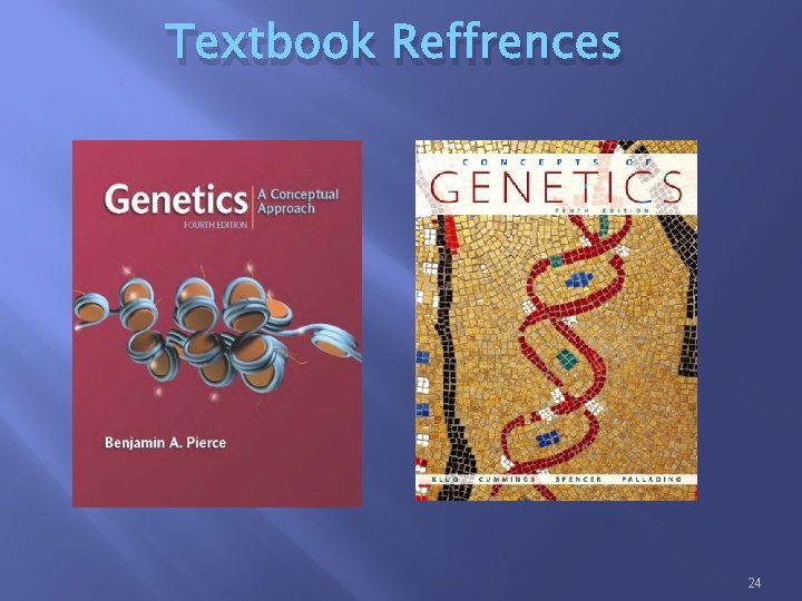 Textbook Reffrences 24 