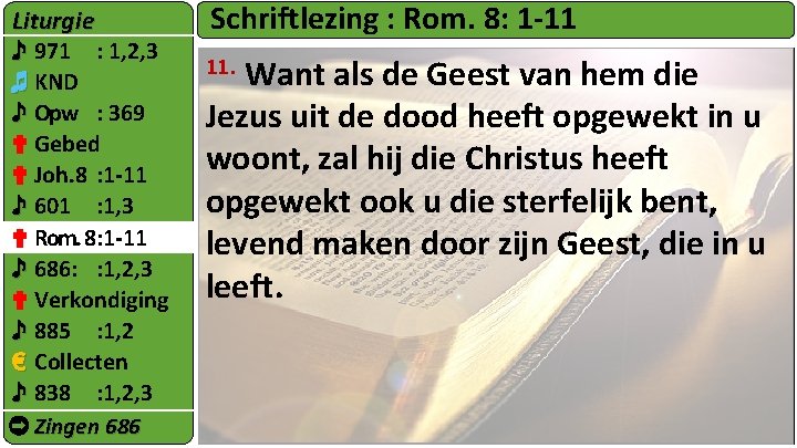 Liturgie ♪ 971 : 1, 2, 3 ♬ KND ♪ Opw : 369 ✟