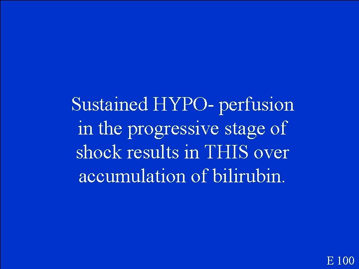 Sustained HYPO- perfusion in the progressive stage of shock results in THIS over accumulation