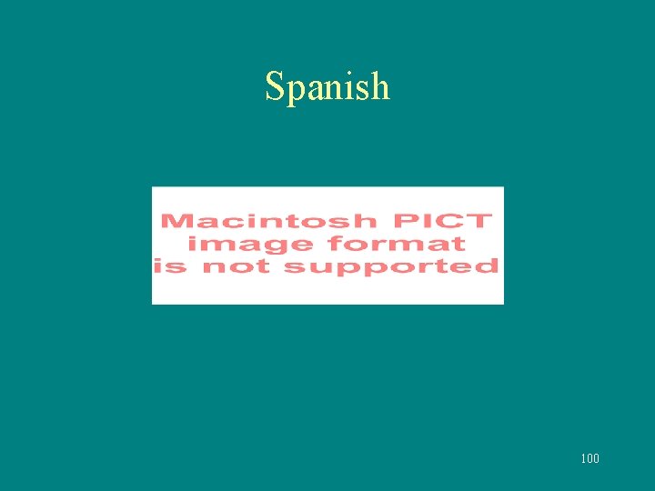 Spanish 100 