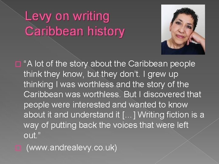 Levy on writing Caribbean history “A lot of the story about the Caribbean people