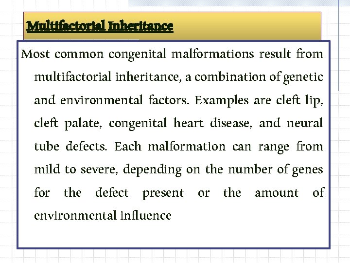 Genetics Prof Dr Rabea M ALI Objectives On