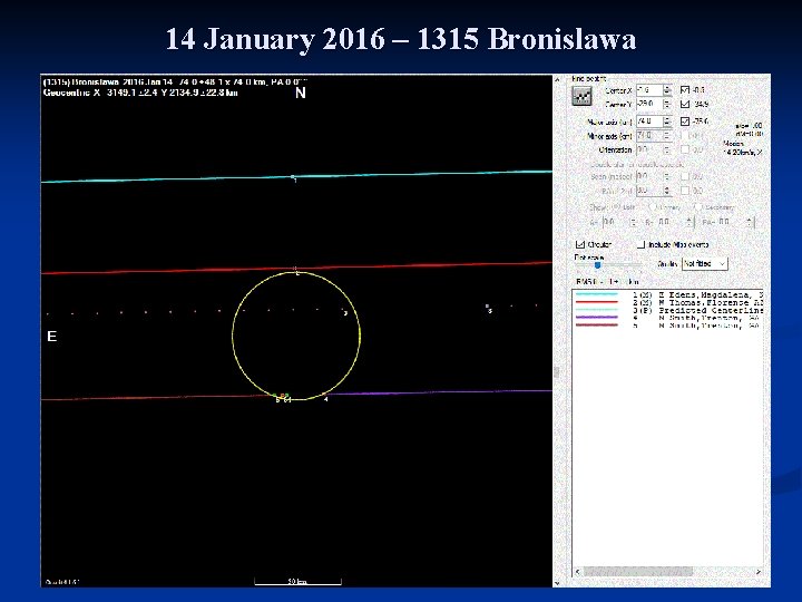 14 January 2016 – 1315 Bronislawa 