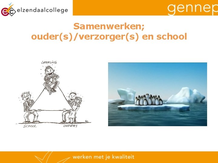 Samenwerken; ouder(s)/verzorger(s) en school 