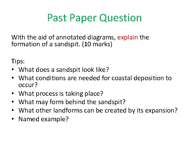 Past Paper Question With the aid of annotated diagrams, explain the formation of a Past Paper Question With the aid of annotated diagrams, explain the formation of a