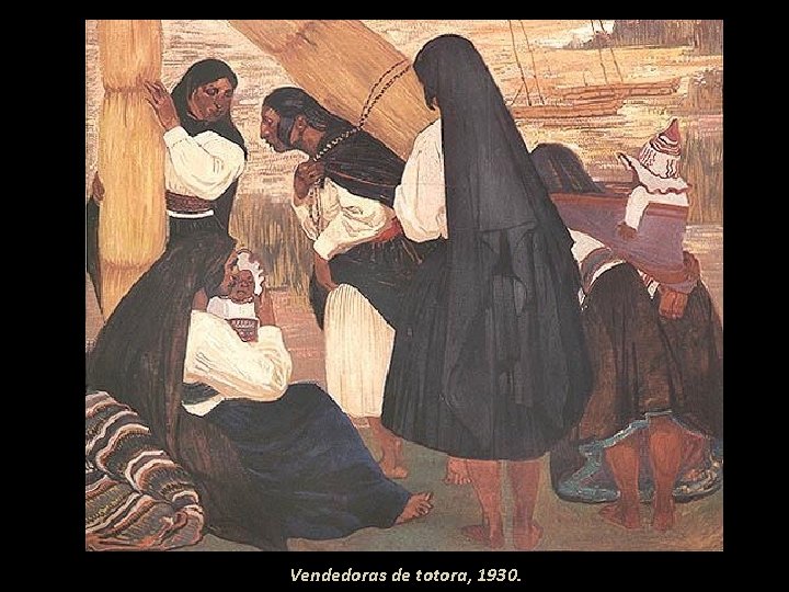Vendedoras de totora, 1930. 
