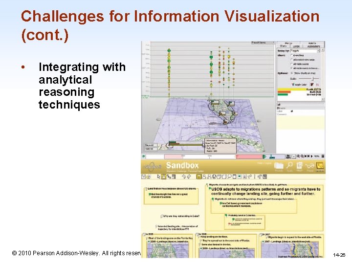 Challenges for Information Visualization (cont. ) • Integrating with analytical reasoning techniques 1 -26
