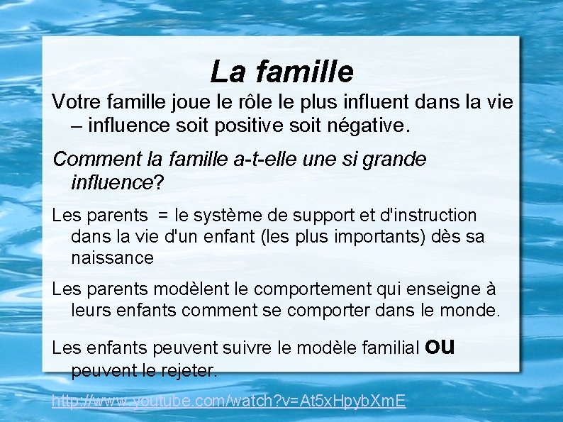 La famille Votre famille joue le rôle le plus influent dans la vie – La famille Votre famille joue le rôle le plus influent dans la vie –