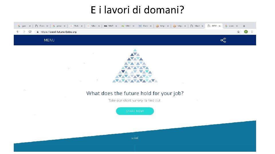 E i lavori di domani? 