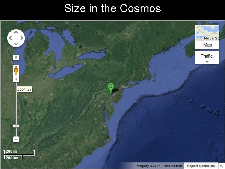 Size in the Cosmos 