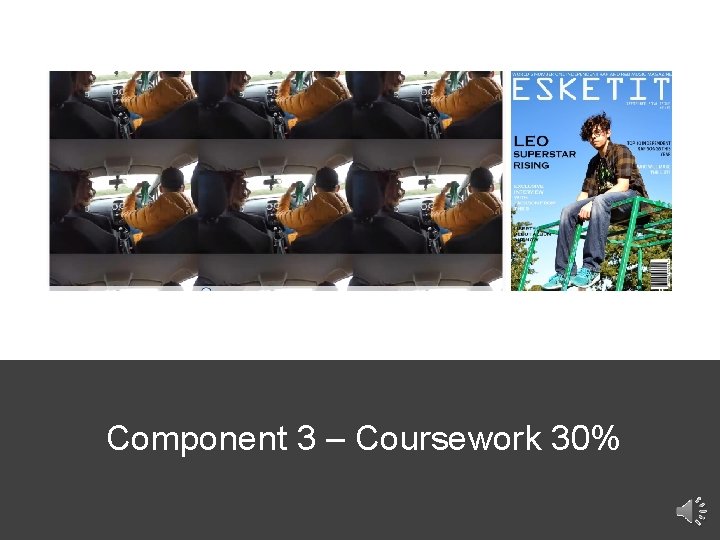 Component 3 – Coursework 30% 