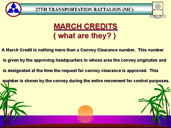 MARCH CREDITS ( what are they? ) A March Credit is nothing more than