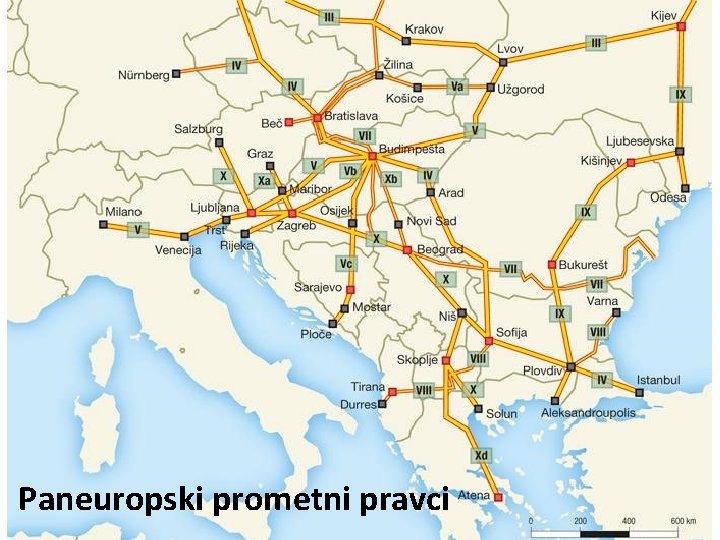 Paneuropski prometni pravci 